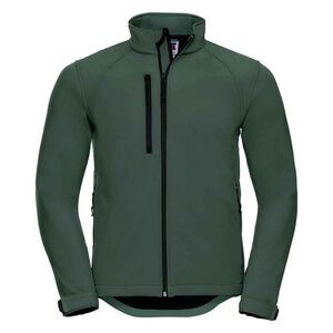 Russell Mens Plain Soft Shell Jacket / Bottle